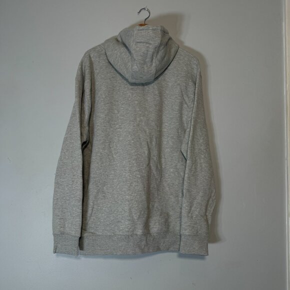 RVCA Grey Hoodie Sweater Logo Pullover XL Like New - Picture 2 of 3